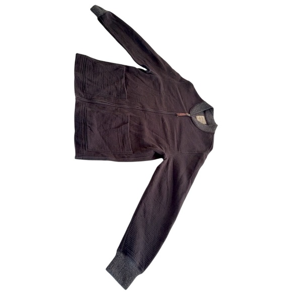 Billy Reid Black Ribbed Full Zip Jacket Sweater Long Sleeve – Men’s M - Picture 4 of 8